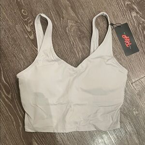 NWT grey tank top with padding